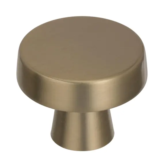 Amerock BP55272BBZ 1-3/4" (44 mm) Diameter Blackrock Cabinet Knob Golden Champagne Finish