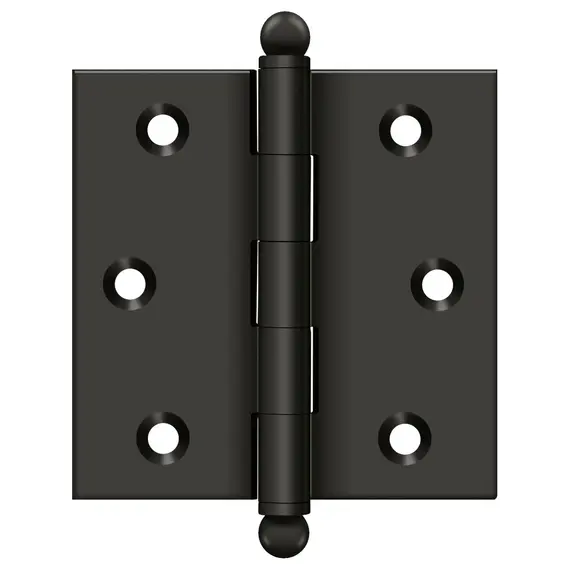 Deltana CH2525U10B 2-1/2" x 2-1/2" Hinge; with Ball Tips; Oil Rubbed Bronze Finish