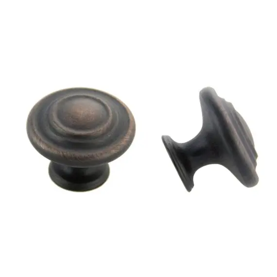 Crown Cabinet Hardware CHK97110B 1-3/8" Spherical Cabinet Knob Oil Rubbed Bronze Finish